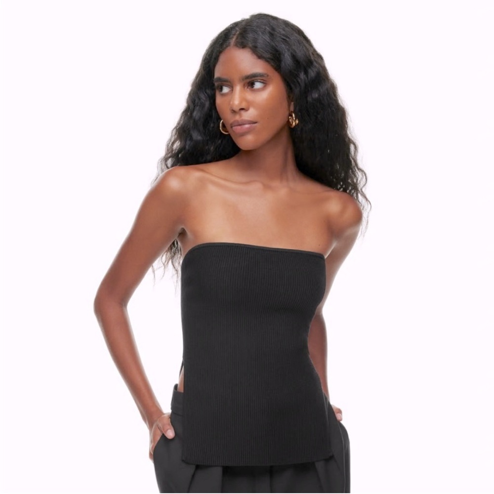 nwot Babaton Sculpt knit savvy tube top S